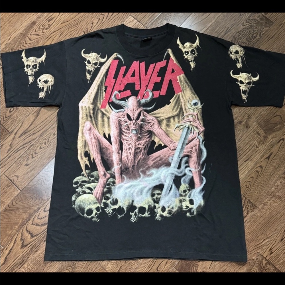 1993 Vintage Slayer Shirt AOP